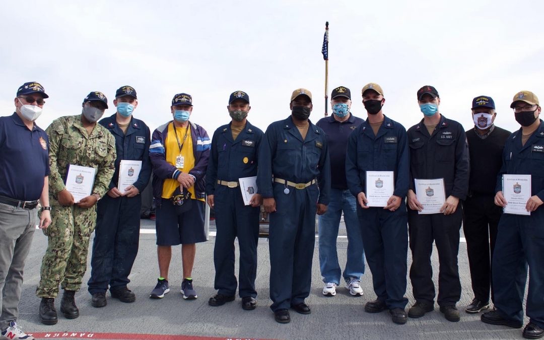 Association Members visit USS STERETT (DDG 104)