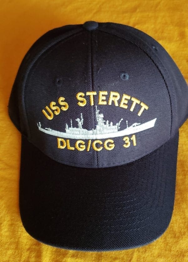 Ball Cap, Wool Blend, Navy Blue Made in USA DLG/CG - Image 3