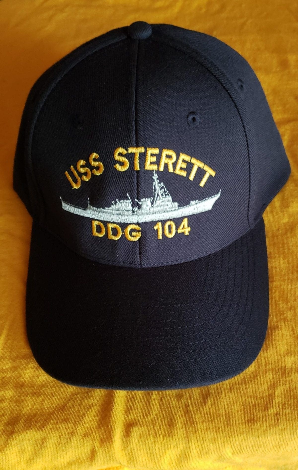 Ball Cap, Wool Blend, Navy Blue Made in USA DDG-104 — Sterett Association